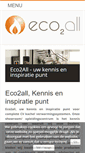 Mobile Screenshot of eco2all.nl